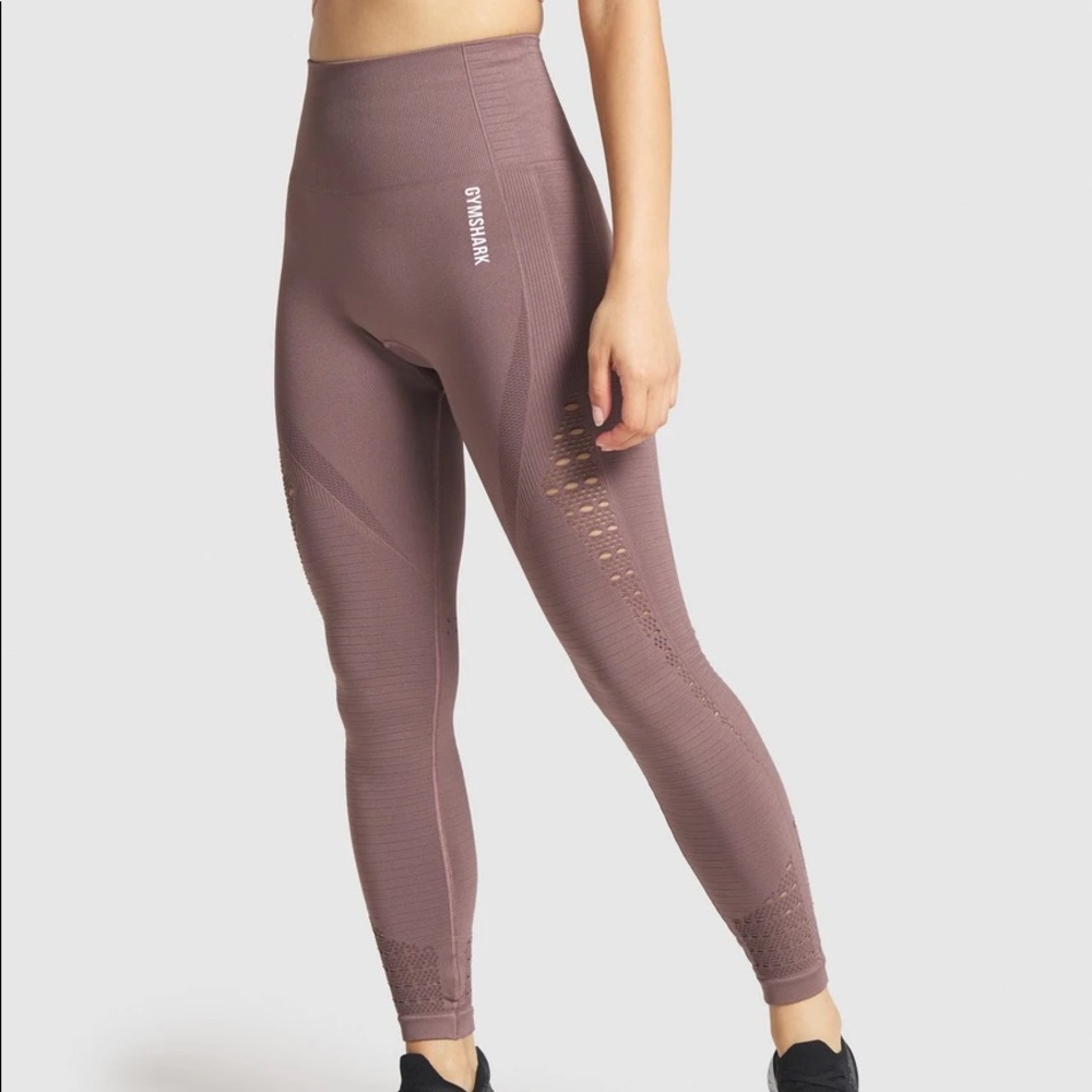 Gymshark Energy+ Seamless Leggings in Taupe
